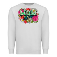 Dove Grey Mom life Premium Sweatshirt - CowGirlArtShop