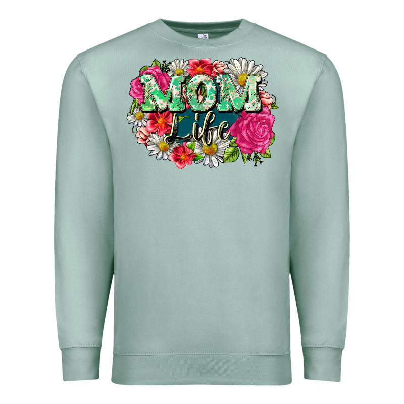 Mom Life Premium Sweatshirt by CowGirlArtShop | Teevron