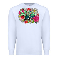 White Mom life Premium Sweatshirt - CowGirlArtShop