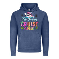 Vintage Denim birthday cruise crew Vintage Hoodie - MaliasSmallBusiness
