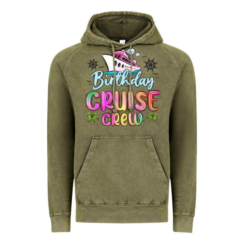 Birthday Cruise Crew Vintage Hoodie by MaliasSmallBusiness | Teevron