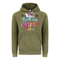 Vintage Olive birthday cruise crew Vintage Hoodie - MaliasSmallBusiness