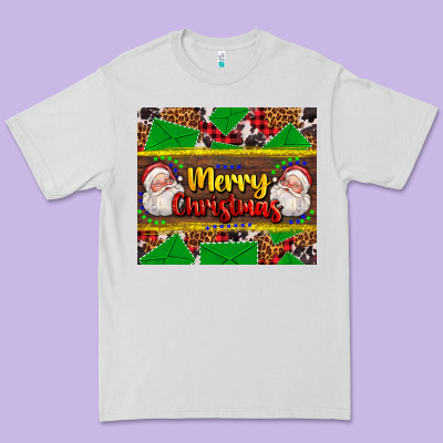 Merry Christmas With Santa Claus Premium Tee Designed By Adodesignshop