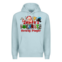 Blue Mist santas favorite hockey player Premium Hoodie - CowGirlArtShop