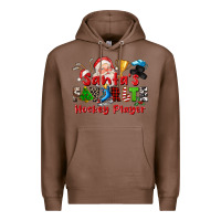 Chestnut santas favorite hockey player Premium Hoodie - CowGirlArtShop