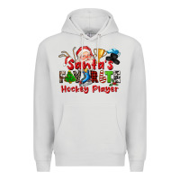 Dove Grey santas favorite hockey player Premium Hoodie - CowGirlArtShop