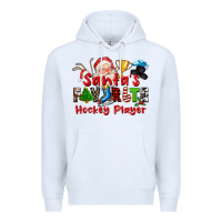 White santas favorite hockey player Premium Hoodie - CowGirlArtShop