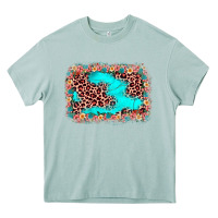 Arona easter Leopard turquoise background Heavy Core Tee - JahusDesignShop