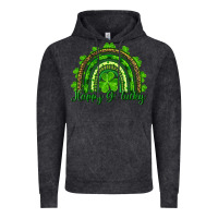 Vintage Black st. patrick's day happy go lucky Vintage Hoodie - RanaPortraitStore