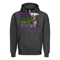 Charcoal Heather Even Witches Need a Marg Zipper Hoodie - texasbilliewilder
