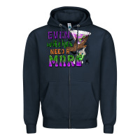 Navy Even Witches Need a Marg Zipper Hoodie - texasbilliewilder