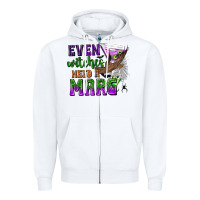 White Even Witches Need a Marg Zipper Hoodie - texasbilliewilder