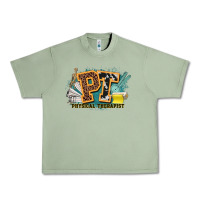 Oil Green pt physical therapist western Urban Heavy Tee - NancyCooperArtShop