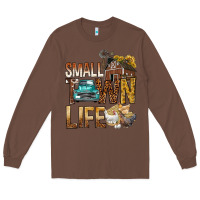 Chestnut Small Town Life Long Sleeve Tee - BundleAndBundleShop