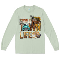 Matcha Small Town Life Long Sleeve Tee - BundleAndBundleShop