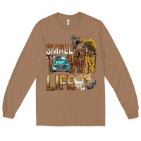 Toasted Coconut Small Town Life Long Sleeve Tee - BundleAndBundleShop