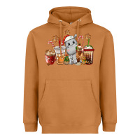 Meerkat hippopotamus coffee cups christmas Heavyweight Hoodie - CowGirlArtShop