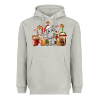 Moon Dust hippopotamus coffee cups christmas Heavyweight Hoodie - CowGirlArtShop
