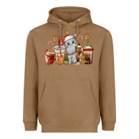Toasted Coconut hippopotamus coffee cups christmas Heavyweight Hoodie - CowGirlArtShop