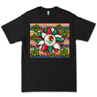 Black sunflower mexican flag tumbler Premium Tee - JahusDesignShop