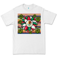 White sunflower mexican flag tumbler Premium Tee - JahusDesignShop
