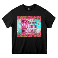 Black Breast cancer  no one fıghts alone tumbler Heavy Core Tee - Artiststas