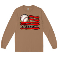 Toasted Coconut leopard baseball flag Long Sleeve Tee - JahusDesignShop
