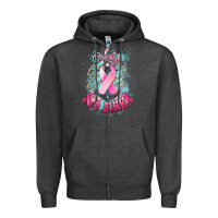 Refuse To Sink Cancer Anchor Zipper Hoodie | Teevron