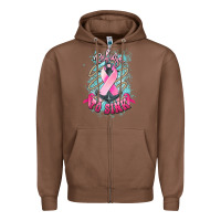 Chestnut refuse to sink cancer anchor Zipper Hoodie - NancyCooperArtShop