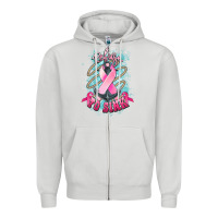 Dove Grey refuse to sink cancer anchor Zipper Hoodie - NancyCooperArtShop