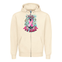 Sandshell refuse to sink cancer anchor Zipper Hoodie - NancyCooperArtShop