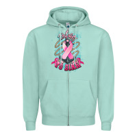 Seafoam refuse to sink cancer anchor Zipper Hoodie - NancyCooperArtShop