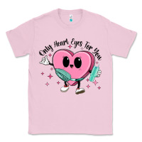 Bubblegum Pink only heart eyes for you Classic Tee - MaliasSmallBusiness