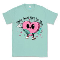 Seafoam only heart eyes for you Classic Tee - MaliasSmallBusiness
