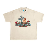 Sandshell she will not fail psalm christian cross pray Urban Heavy Tee - NancyCooperArtShop