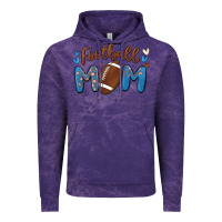 Cloud Purple football mom Vintage Hoodie - MaliasSmallBusiness