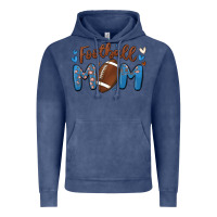 Vintage Denim football mom Vintage Hoodie - MaliasSmallBusiness