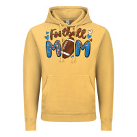 Vintage Mustard football mom Vintage Hoodie - MaliasSmallBusiness