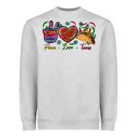 Peace Love Tacos Heavyweight Sweatshirt | Teevron