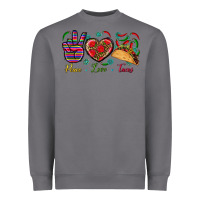 Storm Peace Love Tacos Heavyweight Sweatshirt - BundleAndBundleShop