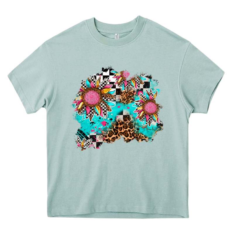 Race Sunflower Patches Heavy Core Tee by AdoDesignShop | Teevron