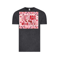 Vintage Black jesus is my valentine Vintage Tee - MaliasSmallBusiness