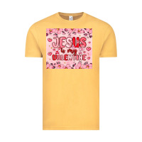 Vintage Mustard jesus is my valentine Vintage Tee - MaliasSmallBusiness