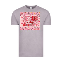 Vintage Zinc jesus is my valentine Vintage Tee - MaliasSmallBusiness