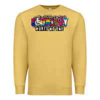 Antique Gold Pride equality hurts no one Premium Sweatshirt - CowGirlArtShop