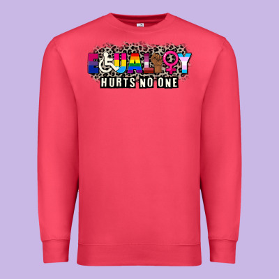 Pride Equality Hurts No One Premium Sweatshirt Designed By Cowgirlartshop