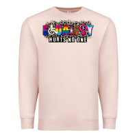 Pale Pink Pride equality hurts no one Premium Sweatshirt - CowGirlArtShop