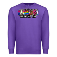 Purple Pride equality hurts no one Premium Sweatshirt - CowGirlArtShop