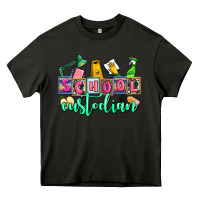 Asphalt school custodian Heavy Core Tee - AdoDesignShop