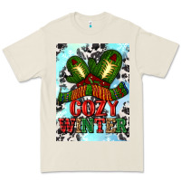 Bone cozy winter with gloves and scarf Premium Tee - AdoDesignShop